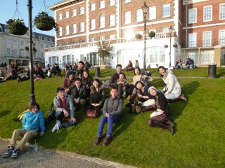 off kai at river bank